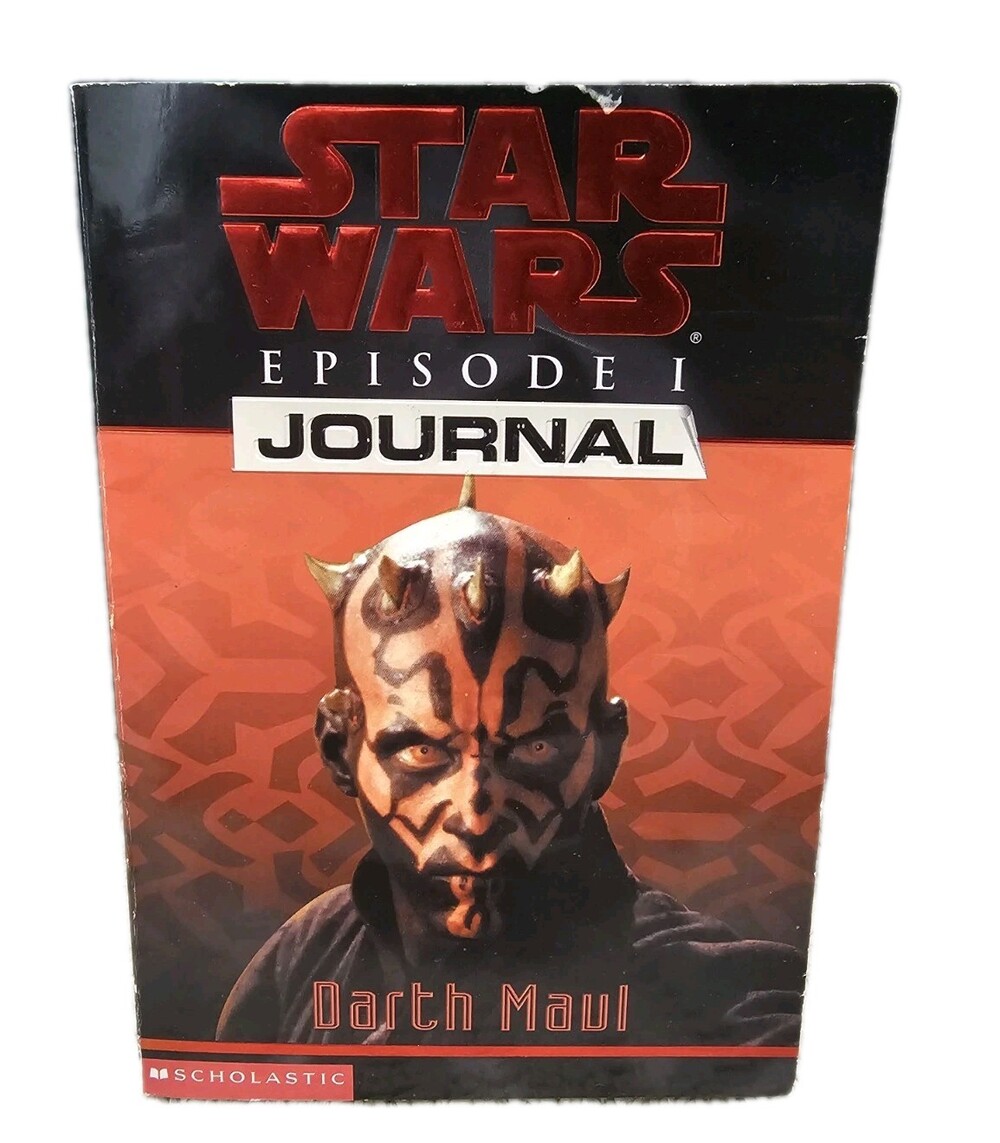 Vintage Star Wars Episode I Journal Darth Maul 102 Pages With Embossed Cover